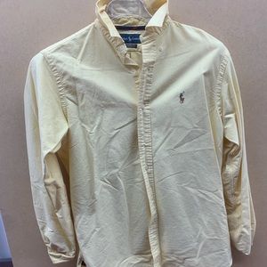 Polo Yellow Button Down (M)